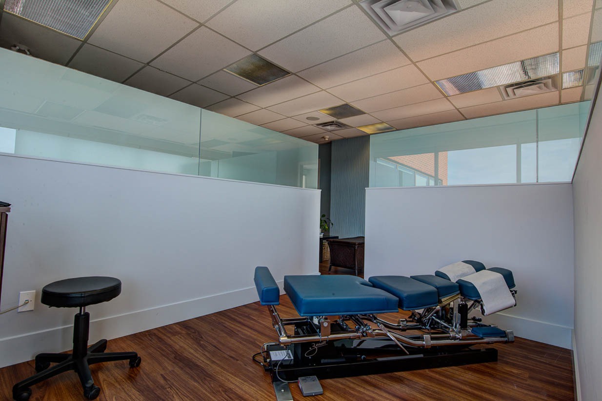 Mount Royal Village Family Chiropractic | Adjsutment Room